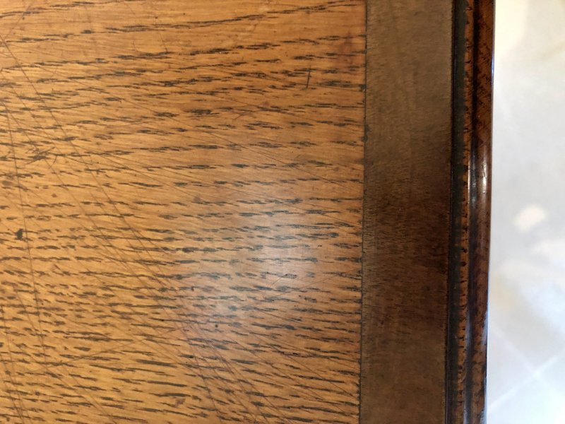 Antique George III Oak Lowboy - Image 7